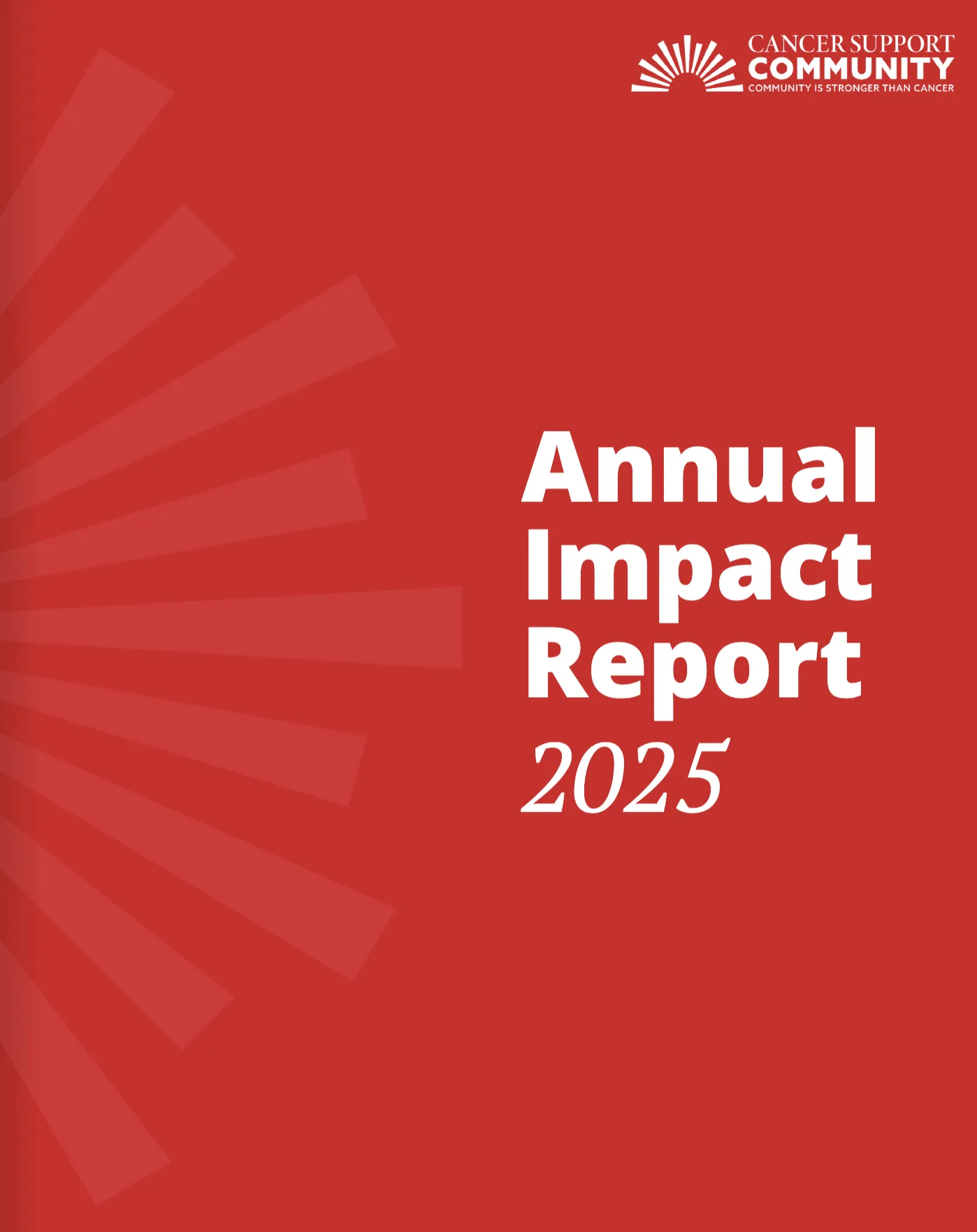Annual Impact Report 2025 Front Cover