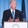 Biden speaking at a CSC event