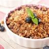 Pear and Blueberry Crumble