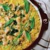 Cheesy Chicken Millet Bake