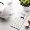 piggy bank and calculator