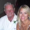 Debbie with her father at a family event. 