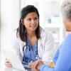 Female doctor consulting her patient