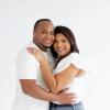 Tamron, pictured with her husband